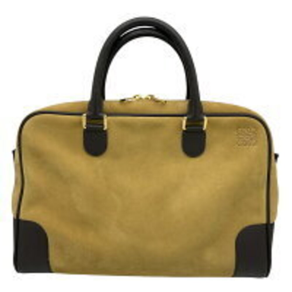 LOEWE Amazona Business Bag Suede Calfskin Leather